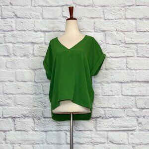 Mod Lusive Green Crepe Top